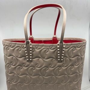 Christian Louboutin Nappa Embossed East West Cabata Tote NWT